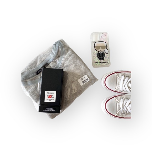 new Wildfox Couture ☻ Classic BBJ Pullover Beach Jumper Sweatshirt ☻ Grey Small - Picture 4 of 12